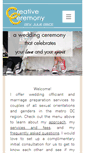 Mobile Screenshot of creativeceremony.com